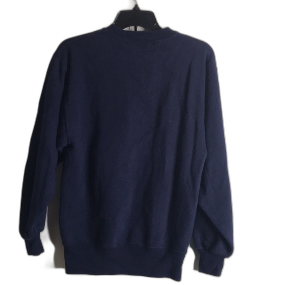 Vintage Oxford university navy blue pullover sweater unisex size small - Picture 10 of 11